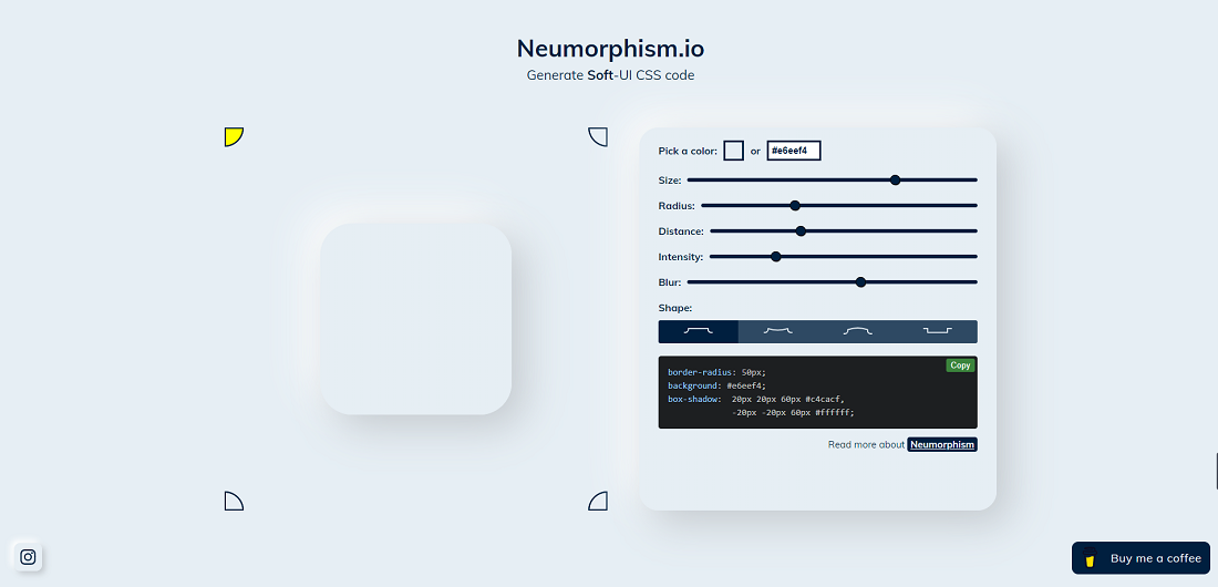新拟态在线生成【Neumorphism】(图1)