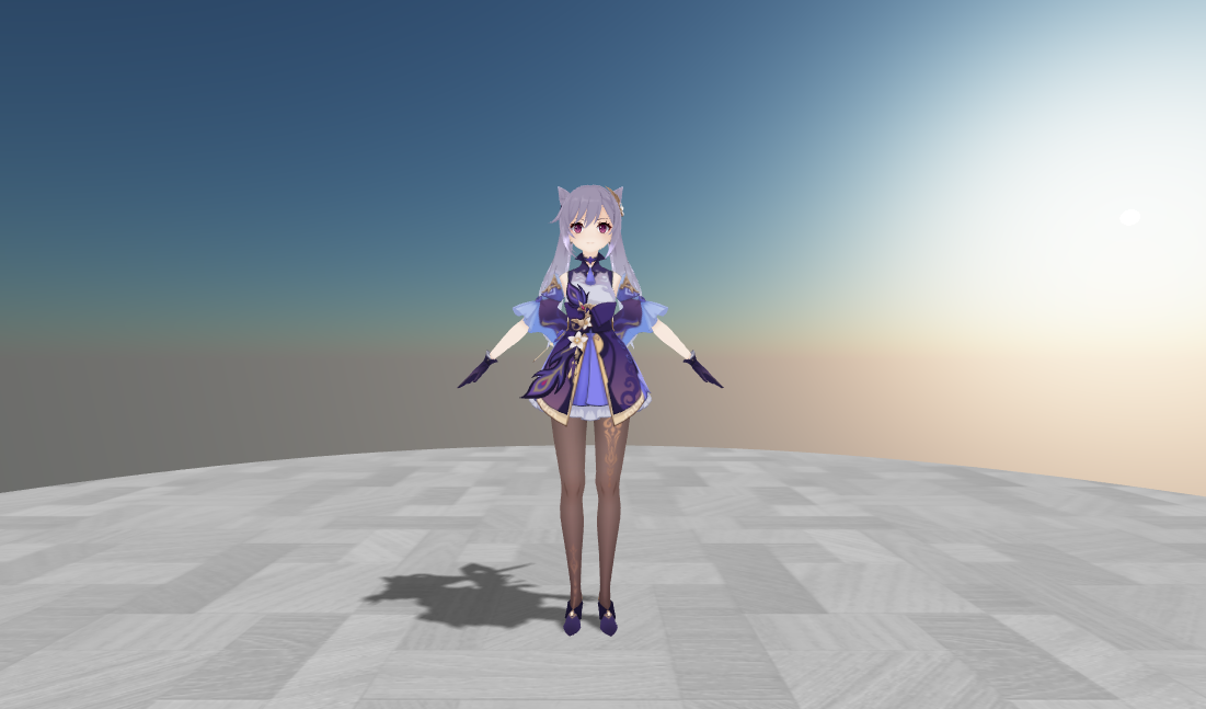 原神刻晴MMD模型(图1)