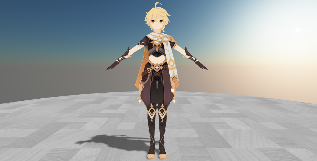 原神空MMD模型(图1)