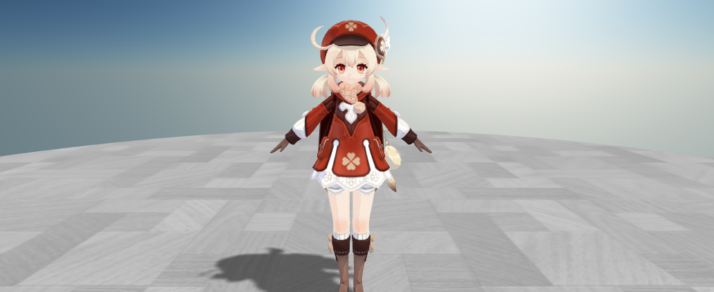 原神可莉MMD模型(图1)