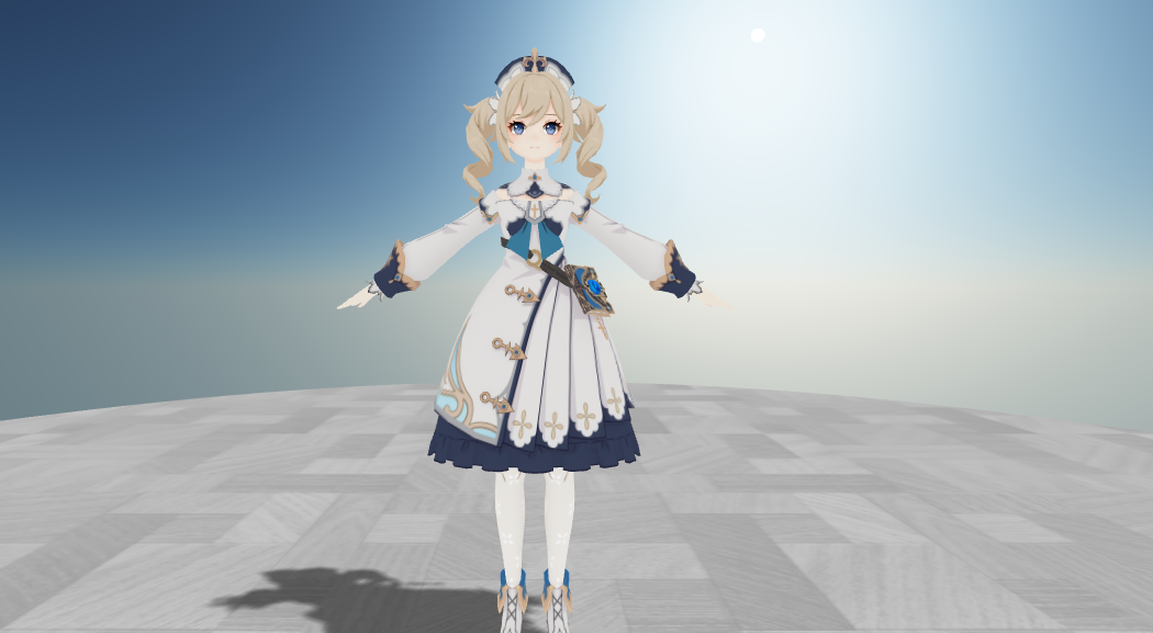 原神芭芭拉MMD模型