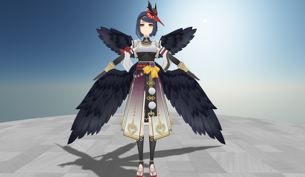 原神九条裟罗MMD(图1)