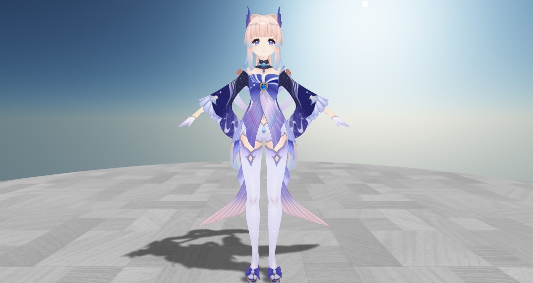 原神珊瑚宫心海MMD模(图1)