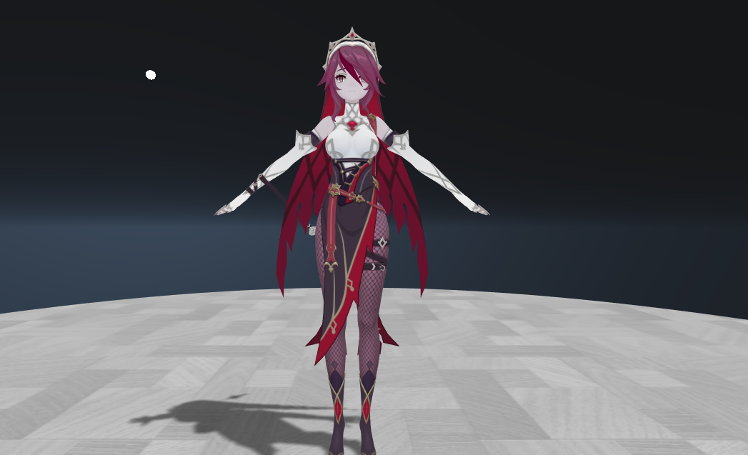 原神罗莎莉亚MMD模(图1)