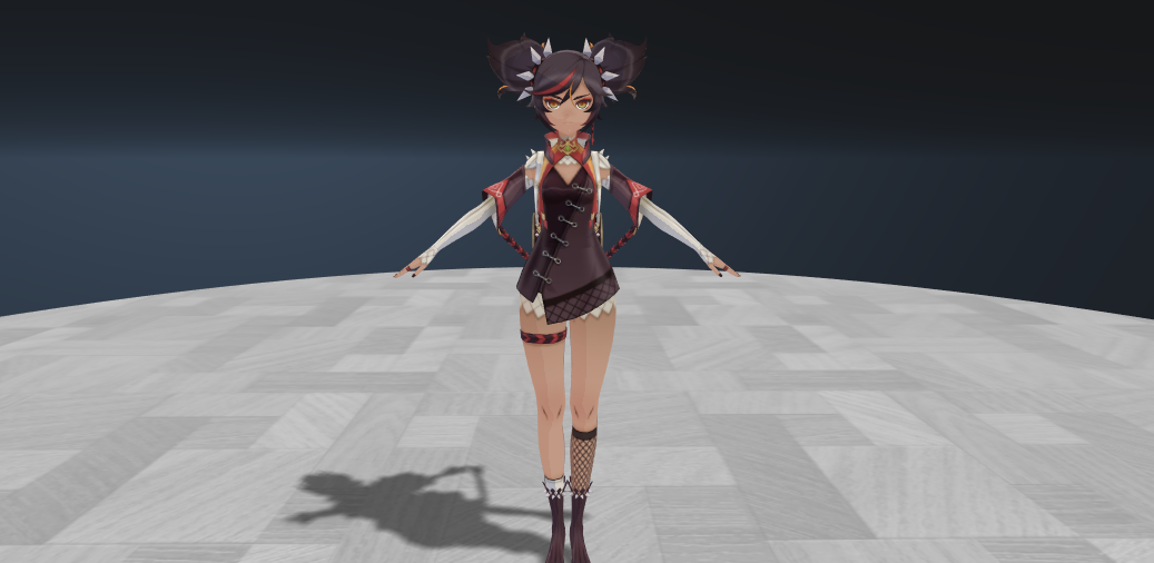原神辛焱MMD模(图1)