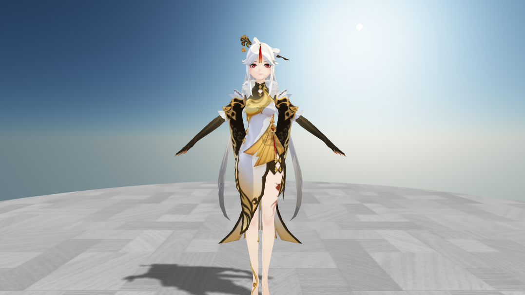原神凝光MMD模(图1)
