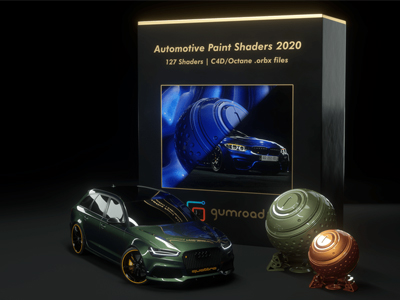 C4D OC汽车材质预设