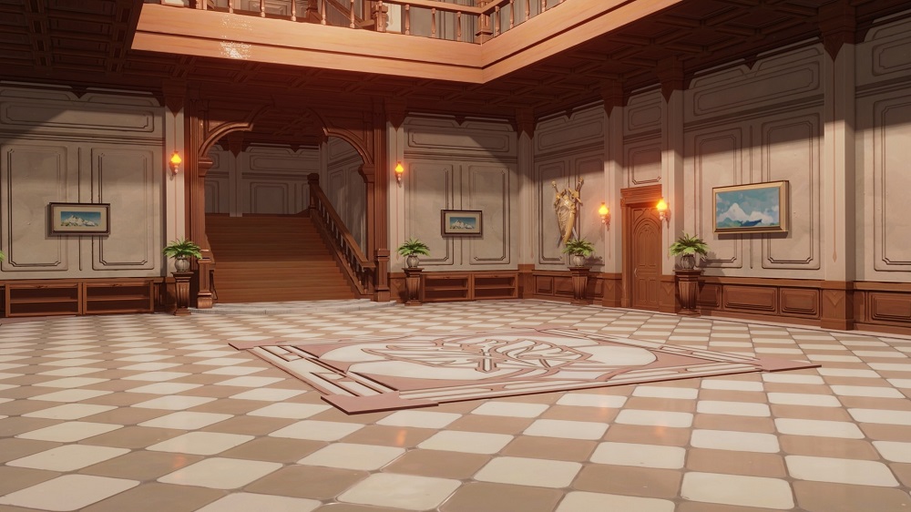 原神西风骑士团大厅【Blender】