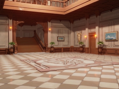 原神西风骑士团大厅【Blender】