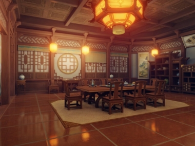 原神琉璃亭场景
