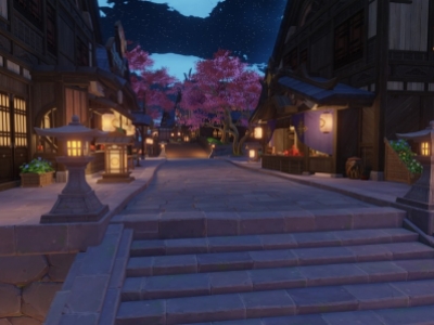 原神稻妻城场景【Blender】