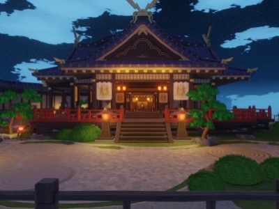 原神神里屋敷室外场景【Blender】